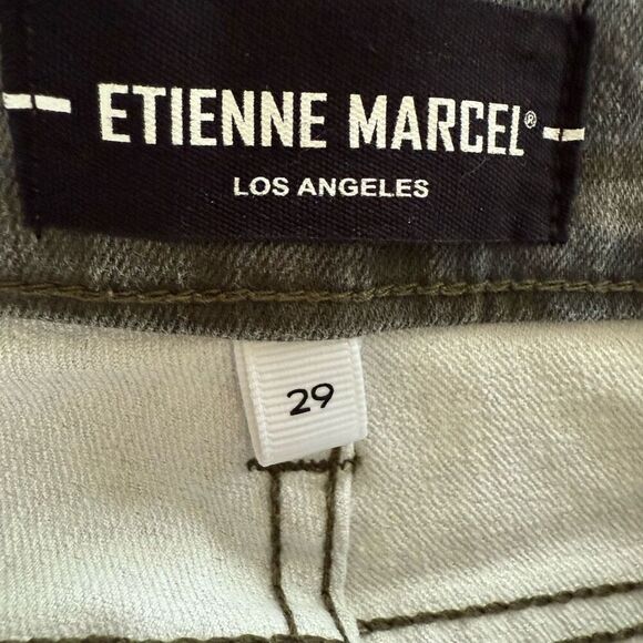 Etienne Marcel Zippered Camouflage Jeans $228 29 - Picture 7 of 9